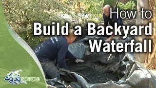 How to Build a Backyard Waterfall [upl. by Naamana]