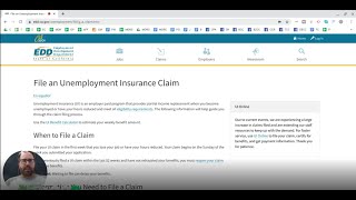 How to Apply for Unemployment in California STEP BY STEP FULL WALKTHROUGH [upl. by Baal]