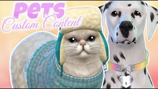 HUGE PETS CC HAUL  The Sims 4 Cats And Dogs CC SHOPPING [upl. by Cassidy]