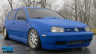 MK4 Volkswagen Golf GTI Review The Obnoxious Turbo Fluttering Eurofighter [upl. by Akehs565]