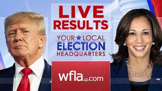 LIVE ELECTION RESULTS Harris vs Trump Key Races Florida Marijuana amp Abortion  WFLAcom [upl. by Simmonds]