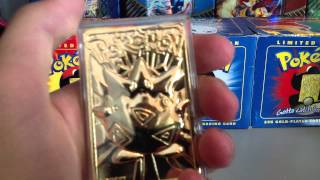 Opening a limited edition 23k gold plated togepi pokemon card [upl. by Darline]