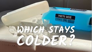 Yeti Ice vs Regular Ice  Which Works Better [upl. by Heins]