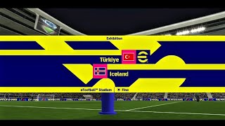 TÜRKIYE 🇹🇷 VS ICELAND 🇮🇸   UEFA NATIONS LEAGUE   EFOOTBALL 2024 [upl. by Shana40]