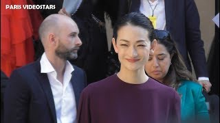 VIDEO Ai Tominaga 冨永 愛 attends Paris Fashion Week 3 july 2019 show Valentino [upl. by Adnwahsal]