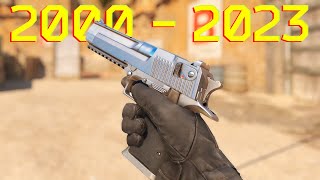 Desert Eagle Evolution in Counter Strike [upl. by Goddart]