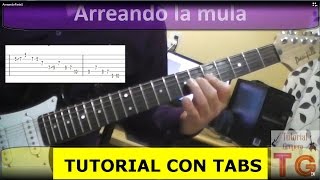 COMO TOCAR ARREANDO LA MULA TUTORIAL CON TABS [upl. by Reede]