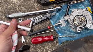 2013 F150 Ecoboost Vacuum Pump Replacement Tips N Tricks [upl. by Albarran]