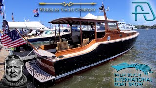 Ernest Hemingways quotPilarquot returns as Wheeler 38 quotLEGENDquot at 2021 Palm Beach International Boat Show [upl. by Sirrom935]