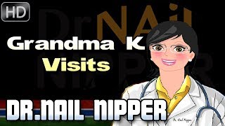 What causes thick toenails as you age Grandma K  thick toenail trimming [upl. by Akimit]