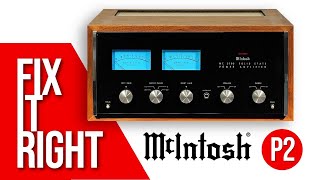 McIntosh MC 2105 Restoration P2 Let’s Recap The Power Supply [upl. by Liv]