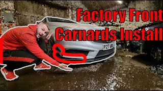 Installing Front Bumper Canards on my Mercedes A45 AMG W176 [upl. by Ihtak]