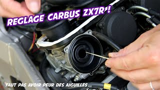 Réglage carburateurs moto  tout savoir pour éviter trous et acoups en acceleration [upl. by Doerrer55]