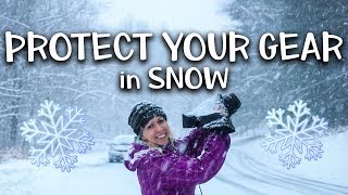 How to protect your camera gear in snow amp cold weather  3 snow photography tips [upl. by Suravart]