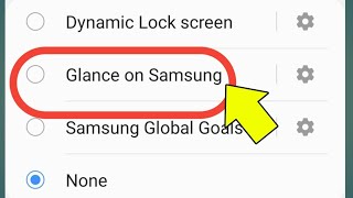 How To EnableDisable Glance Screen For Samsung  Lock Screen Wallpaper [upl. by Amaj]