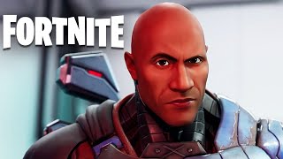 FORTNITE Chapter 2 The End Event Cinematic Cutscene With quotThe Rockquot [upl. by Mcgannon]