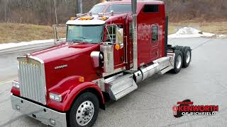 Kenworth W900L Studio sleeper in Flame Red  215070R 2020 [upl. by Aruam]