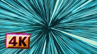 4K Free Footage STAR WARS Hyperspace Jump Lightspeed Motion Backgrounds Onboard shipNo ship [upl. by Worsham]