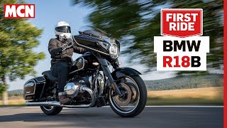 Is the new BMW R18 B the bagger to beat l MCN review [upl. by Yrrac]