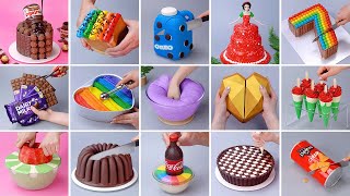 1000 Easy Colorful Cake Decorating You Can Try At Home  Beautiful Chocolate Cake Compilation [upl. by Cassius]