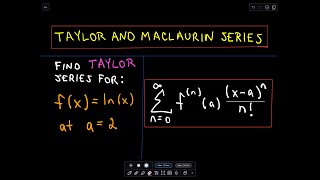 ❖ Taylor and Maclaurin Series  lnx ❖ [upl. by Nylear]