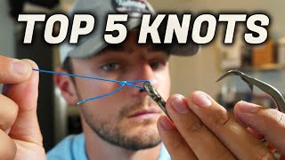 TOP 5 Knots You Should Know Beginners Guide to Fishing [upl. by Erdnael]