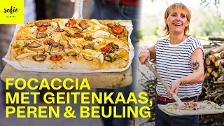 Knapperige amp smaakvolle focaccia met geitenkaas peren amp beuling  Sofie Dumont [upl. by Wooster883]