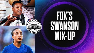 FOX mistakes USWNTs Sophia Smith for Mallory Swanson  The Cooligans [upl. by Aekim588]