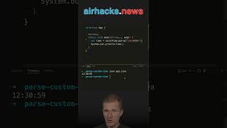 How To Parse Time from Custom Format  String java shorts coding airhacks [upl. by Cos]