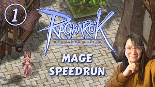 iRO Ragnarok Online Mage speedrun to job level 50 Part 1 [upl. by Robina342]