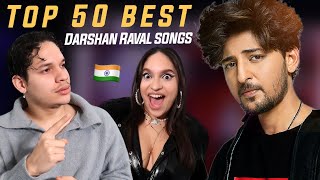 Waleska amp Efra react to Darshan Raval top 50 Songs [upl. by Airehs18]