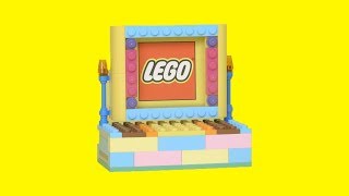 How to build a LEGO picture frame LEGO Custom Build Tutorial [upl. by Naynek]