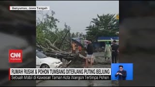 Rumah Rusak amp Pohon Tumbang Diterjang Puting Beliung [upl. by Ibor]