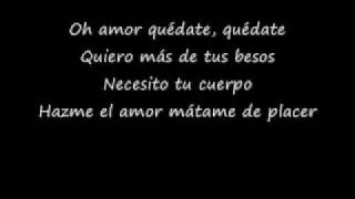 Amor Quedate Letra Jeancarlos Canela [upl. by Ballman]