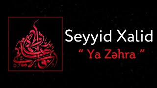 Seyyid Xalid  Ya Zəhra sə I 2022 [upl. by Nilla596]