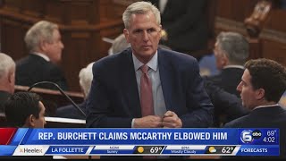 Rep Burchett claims McCarthy elbowed him [upl. by Eeznyl886]