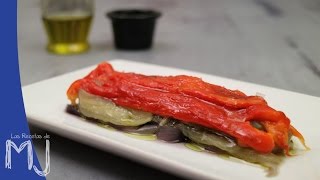 CÓMO HACER ESCALIVADA  Plato típico catalán de verduras asadas [upl. by Nuaj]