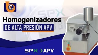 Homogenizadores de alta presión APV1000APV2000  SPX FLOW en Ecuador Inducom [upl. by Oiretule]