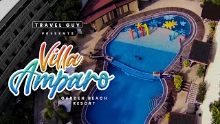 VILLA AMPARO Garden Beach Resort kauban si Travel Guy [upl. by Eirruc]