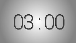 3 Minutes countdown Timer  Beep at the end  Simple Timer three min [upl. by Winter83]