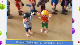 Challenge Playmobil Domino  120 Playmobil Figuren [upl. by Nichole]