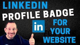 How to Add a LinkedIn Profile Badge to Your WordPress Website [upl. by Rutledge]