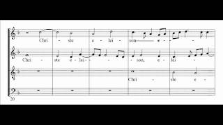 Palestrina  Missa brevis  Kyrie [upl. by Etteuqram292]