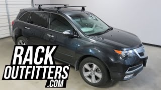 2007 to 2013 Acura MDX with Yakima BaseLine JetStream Roof Rack Crossbars [upl. by Esenahs]