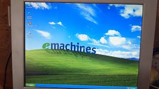 2004 eMachines T2958 running Windows XP Home Edition [upl. by Enaitsirhc]