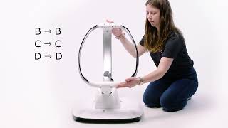 Assembling the MamaRoo MultiMotion Baby Swing Model 1046 [upl. by Elleined]