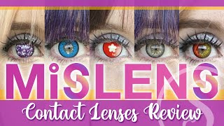 MISLENS Ultrarealistic COSPLAY CONTACT LENSES review and fitting👀by SmikimimiCosplay mislens [upl. by Akinek]