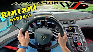 Lamborghini Aventador SVJ  9000RPM F1 V12 SOUND POV [upl. by Seidler473]