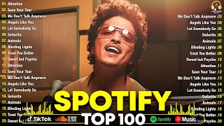 Billboard Pop Songs 2024 Playlist💎Benson Boone Bruno Mars Ed Sheeran Katy Perry Miley Cyrus [upl. by Ahsirtak]