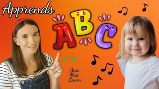 Lettres de l’alphabet  ABC  avec Miss Laura Vidéo éducative en français pour enfants [upl. by Travis]